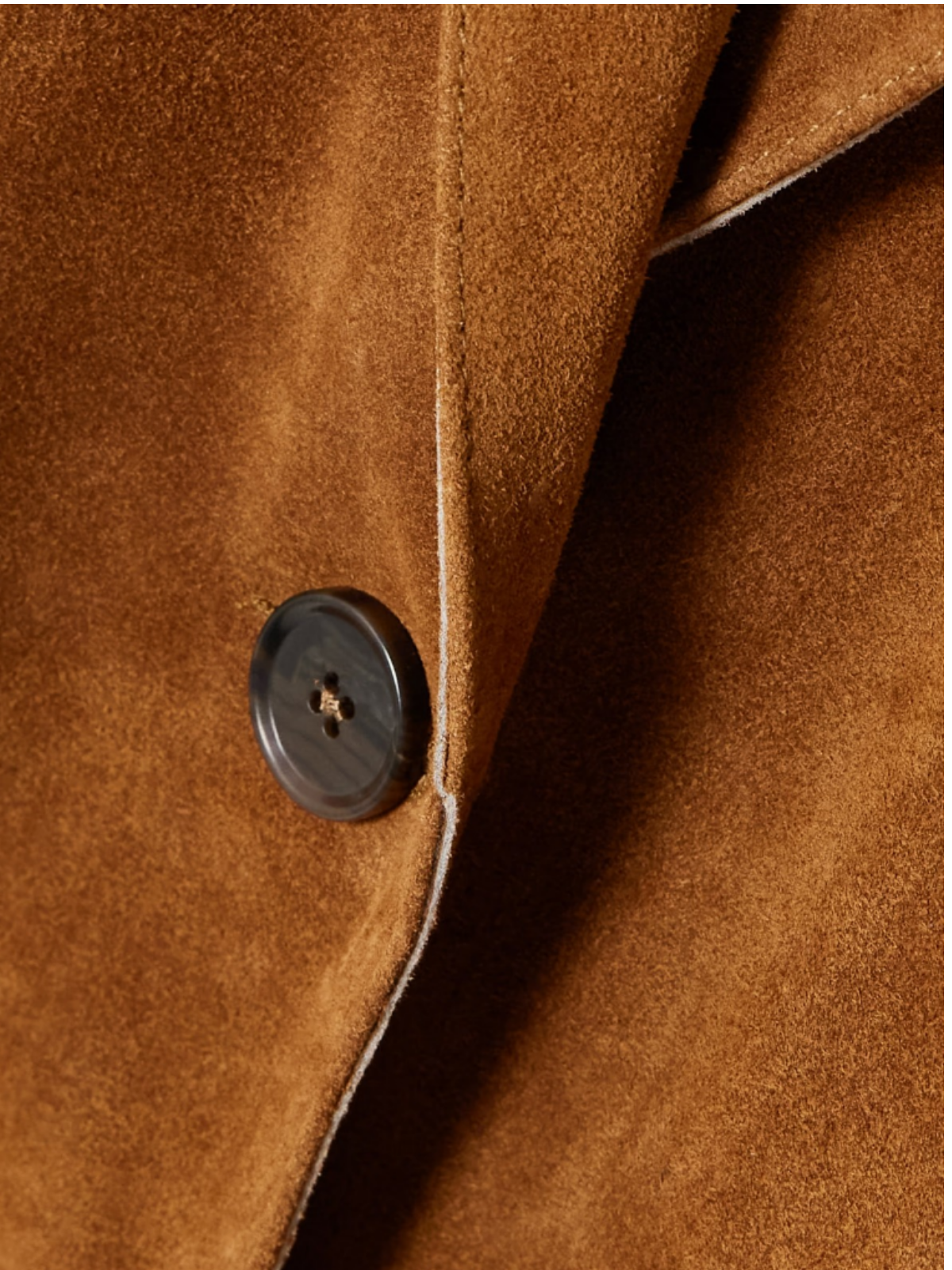 Women Brown Suede Trench Coat